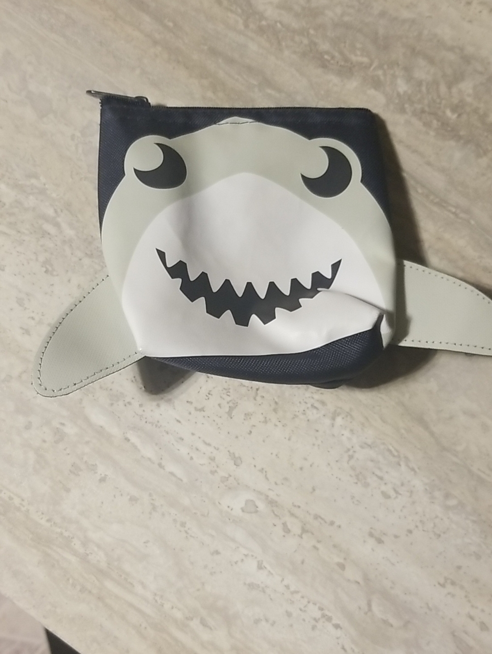 thirty-one Navy Small Zip Pouch Shark